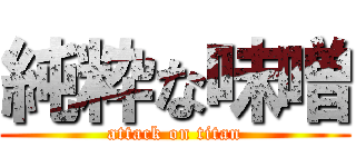 純粋な味噌 (attack on titan)
