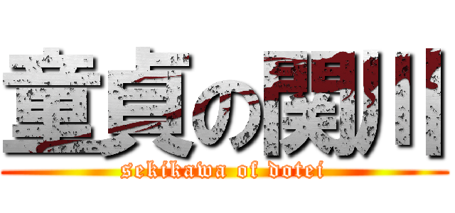 童貞の関川 (sekikawa of dotei)