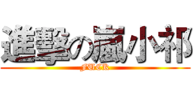 進擊の嵐小祁 (FUCK)