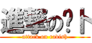 進撃の萝卜 (attack on radish)