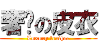 奢华の皮衣 (Luxury leather)