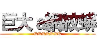 巨大ａ網紋蟒 (RRRRRRR)