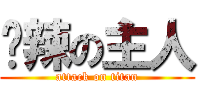 啊辣の主人 (attack on titan)