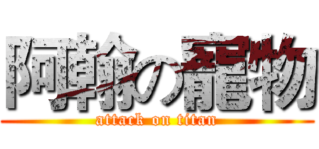 阿翰の寵物 (attack on titan)