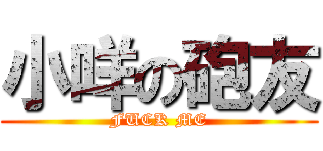 小咩の砲友 (FUCK ME)