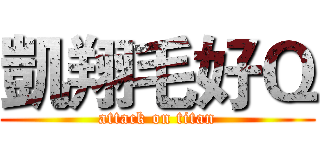 凱翔毛好Ｑ (attack on titan)