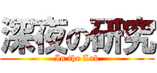 深夜の研究 (In the Lab)