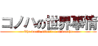 コノハの世界事情 (The world situation of konoha)