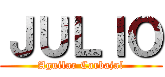 ＪＵＬＩＯ (Aguilar Carbajal)