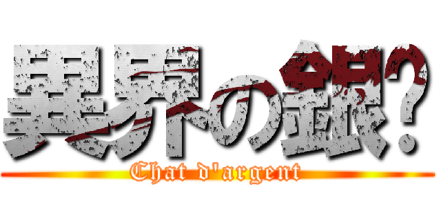 異界の銀貓 (Chat d\'argent)