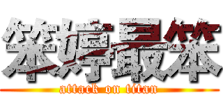 笨婷最笨 (attack on titan)