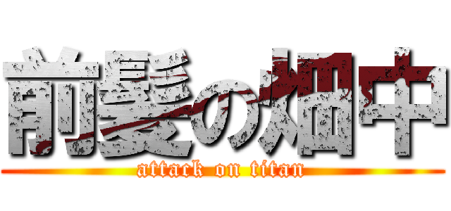 前髪の畑中 (attack on titan)