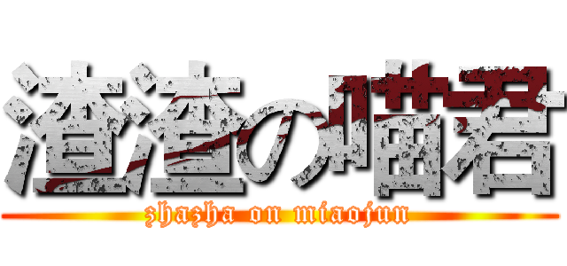 渣渣の喵君 (zhazha on miaojun)