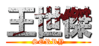王世傑 (SORRY)