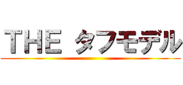 ＴＨＥ タフモデル ()