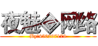 夜魅◈网络 (By：450297179)