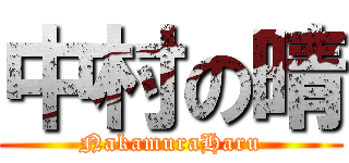 中村の晴 (NakamuraHaru)