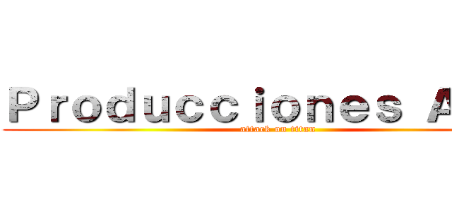 Ｐｒｏｄｕｃｃｉｏｎｅｓ Ａｌｅｘ (attack on titan)