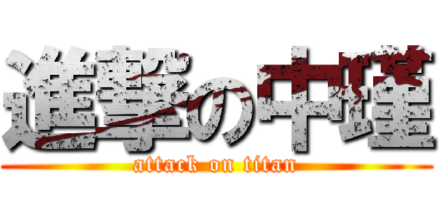 進撃の中瑾 (attack on titan)