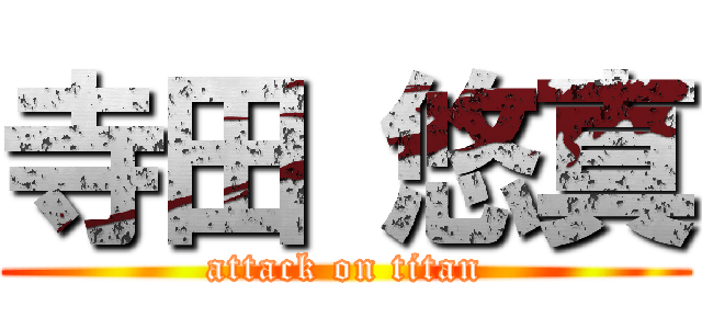 寺田 悠真 (attack on titan)