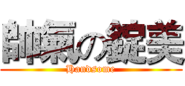 帥氣の錠美 (Handsome)
