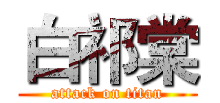 白祁棠 (attack on titan)