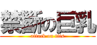 禁斷の巨乳 (attack on tits)