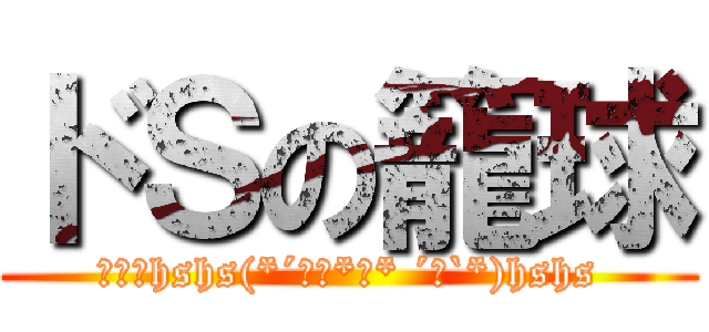 ドＳの籠球 (二次元hshs(*´д｀*≡* ´Д`*)hshs)