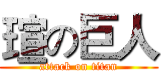 瑄の巨人 (attack on titan)