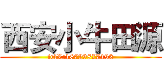 西安小牛田源 (telL:18729877492)