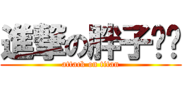 進撃の胖子咖啡 (attack on titan)
