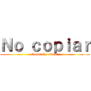 Ｎｏ ｃｏｐｉａｒ (Count the stars')