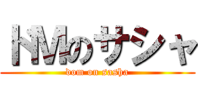 ドＭのサシャ (dom on sasha)
