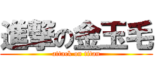進撃の金玉毛 (attack on titan)