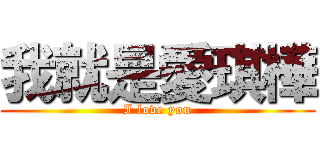 我就是愛琪樺 (I love you)