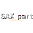 ＳＡＸ ｐａｒｔ (taiyo brass band)