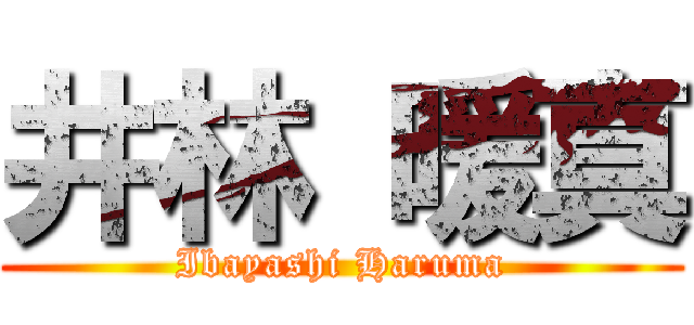 井林 暖真 (Ibayashi Haruma)