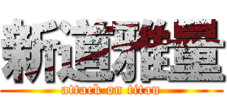 新道雅量 (attack on titan)