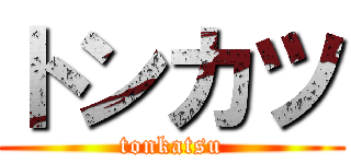 トンカツ (tonkatsu)