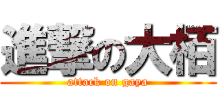 進撃の大栢 (attack on gaya)