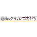 犯贱のクォカァゴガゼザ (attack on titan)