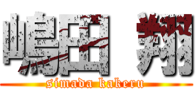 嶋田 翔 (simada kakeru)