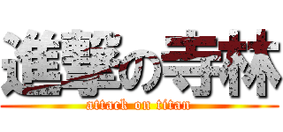 進撃の寺林 (attack on titan)