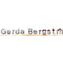 Ｇｅｒｄａ Ｂｅｒｇｓｔｒöｍ  (attack on titan)