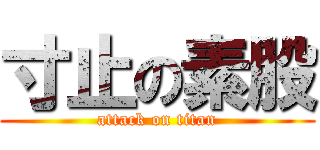 寸止の素股 (attack on titan)
