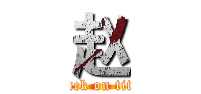 赵 (attack on titan)