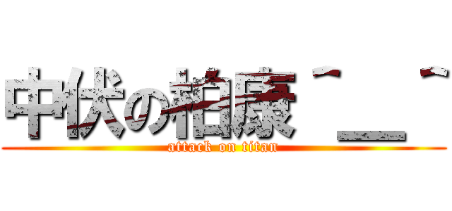 中伏の柏康＾＿＾ (attack on titan)