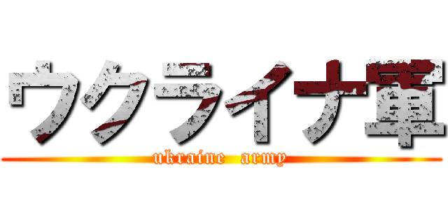 ウクライナ軍 (ukraine  army)