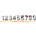 １２３４５６７８９ (attack on titan)