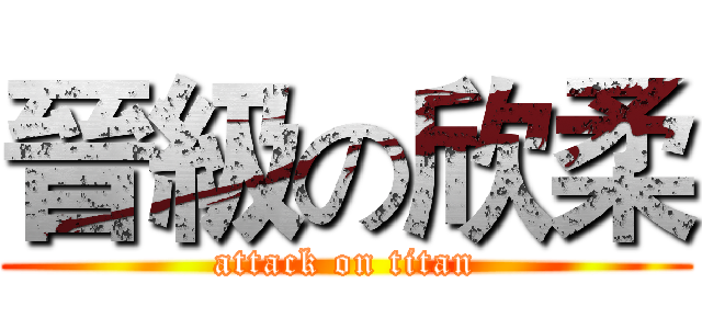 晉級の欣柔 (attack on titan)